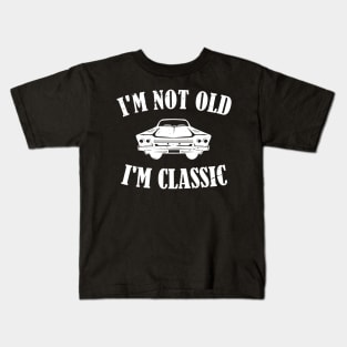 Vintage Men's I'm Not Old I'm Classic Car T-shirt Crusher Tee Kids T-Shirt